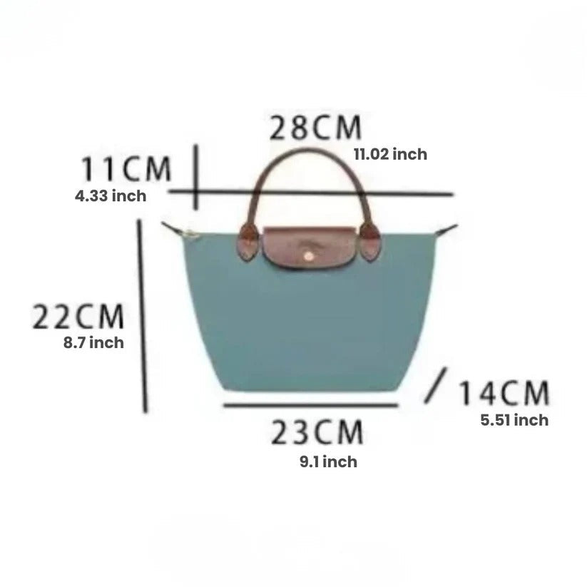 Elegante Schultertasche aus Oxford-Stoff für jeden Tag