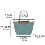 Vielseitige Schultertasche aus strapazierfähigem Material in neun Farben