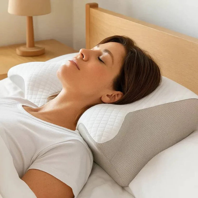 Ergonomisches Nackenstützkissen aus Memory Foam für erholsamen Schlaf