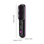 Keramische Haarglättungsbürste mit Anti-Frizz-Funktion für schnelles Styling