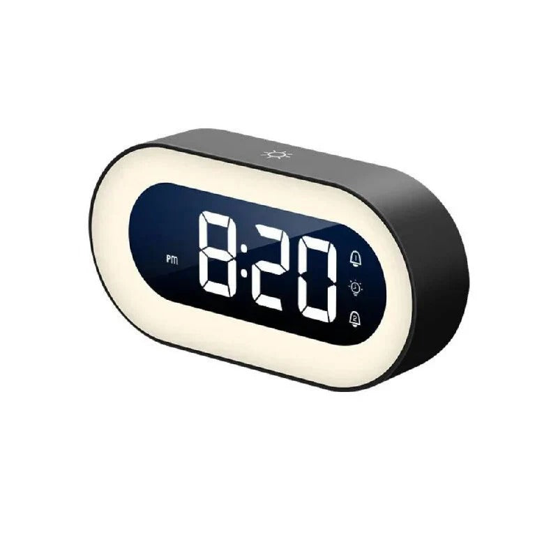 Dimmbares Digitalwecker mit LED-Anzeige und Musikwecker