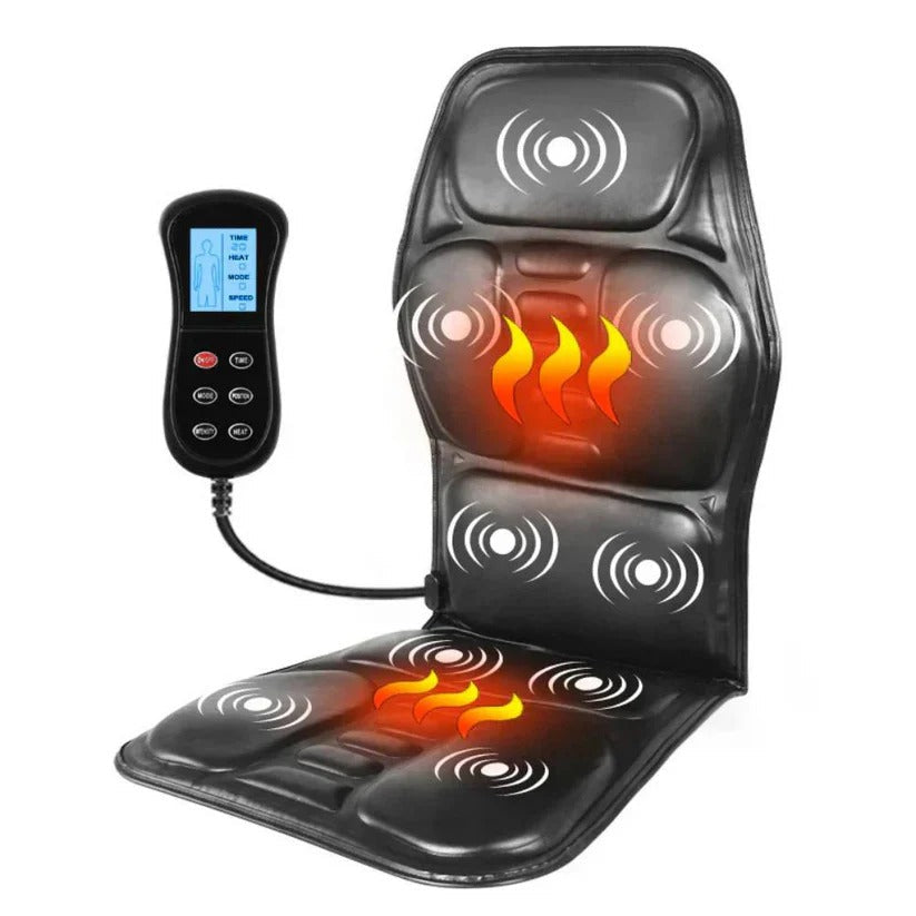 Erholsamer Massage-Sitzauflage mit Wärmefunktion und Fernbedienung