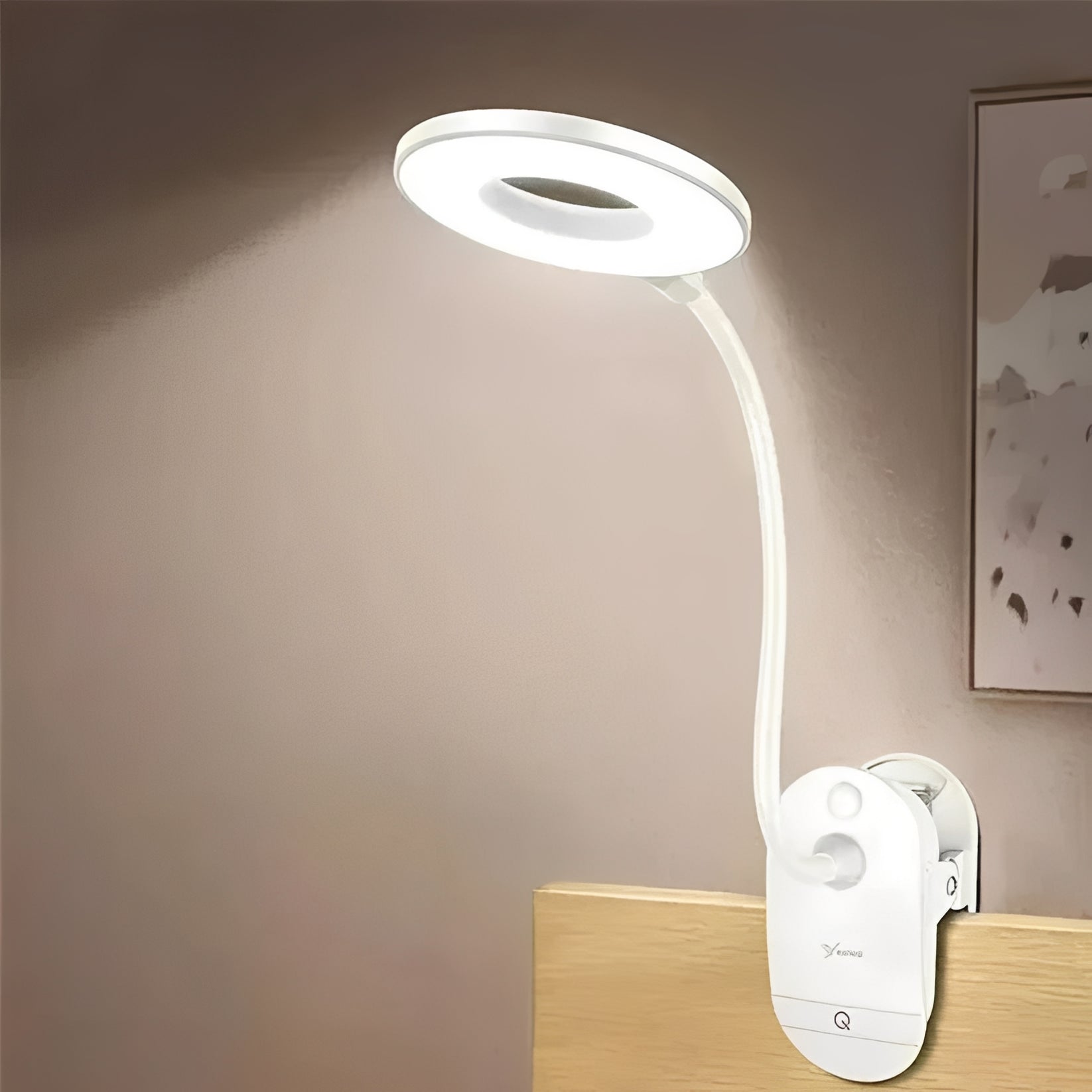 Flexibles USB-Leselicht mit Clip und dimmbarer Funktion für den Schreibtisch