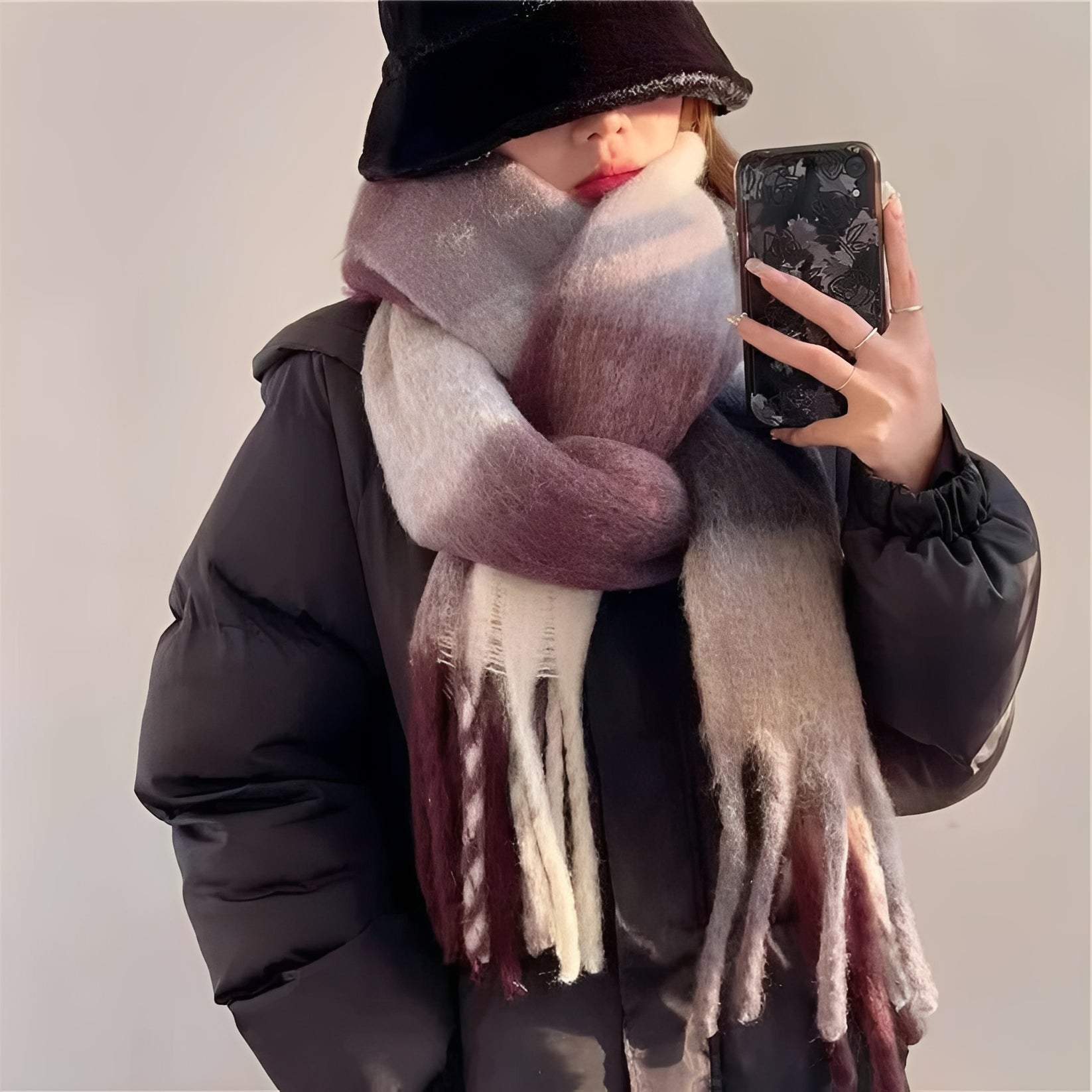 Eleganter Kaschmirschal für Damen – Leicht und Vielseitig