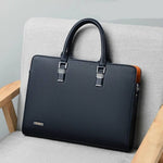 Elegante Leder-Laptoptasche für Männer – Ideal für 14 bis 15 Zoll Laptops
