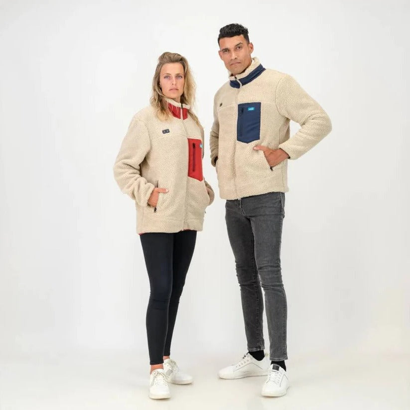 Wärmeisolierte Fleece-Weste mit individuell einstellbaren Temperaturzonen