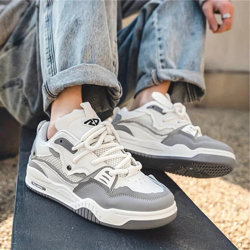 Hochwertige Herren Sneaker mit Dickem Sohlenprofil für Jeden Tag