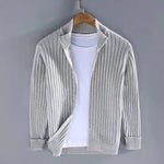Modischer Herren Strickjacke mit Reißverschluss
