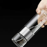 Tragbare Glaskaraffe mit Teefilter und isolierter Hülle