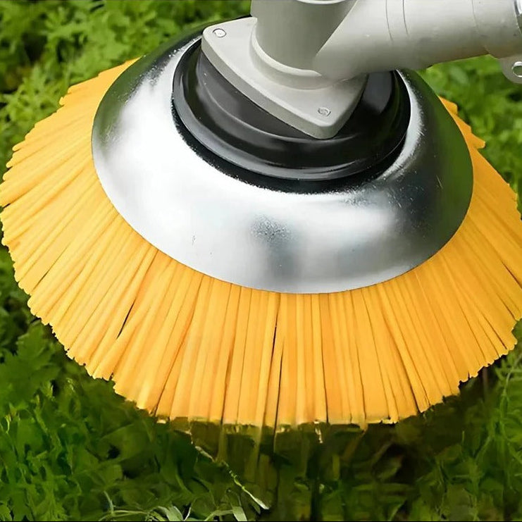 Vielseitiger Nylon-Bürstenaufsatz für präzise Rasenpflege und Oberflächenreinigung