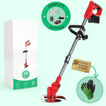 Kraftvoller Akku-Rasenkantenschneider mit 21V Batterie für präzise Gartenpflege