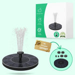 Sonnenbetriebene Mini-Wasserfontäne für Garten und Außenbereich