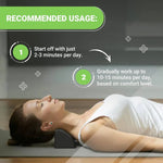 Ergonomisches Nackenstützkissen aus Memory-Schaum mit abnehmbarem Bezug