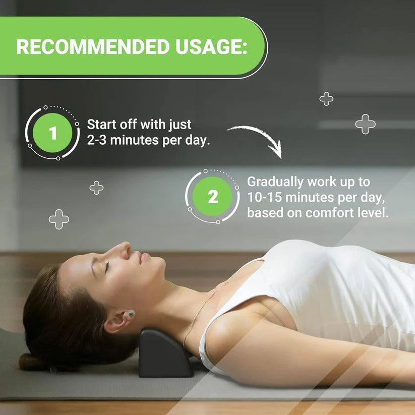 Ergonomisches Nackenstützkissen aus Memory-Schaum mit waschbarem Bezug