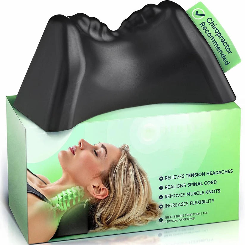 Ergonomisches Nackenstützkissen aus Memory-Schaum mit waschbarem Bezug