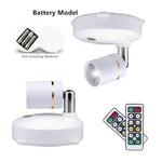 Kabelloser LED-Strahler mit warmem Ambiente-Licht
