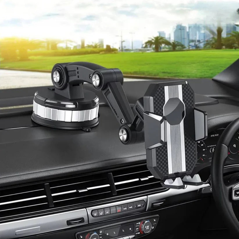 360-Grad Drehbarer Handyhalter für das Auto mit Saugfuß