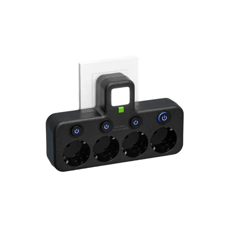 Intelligente Steckdosenleiste mit USB und USB-C für schnelles Laden