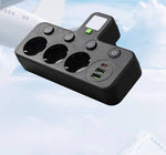Intelligente Steckerleiste mit USB und USB-C Anschlüssen und 2500W Überspannungsschutz
