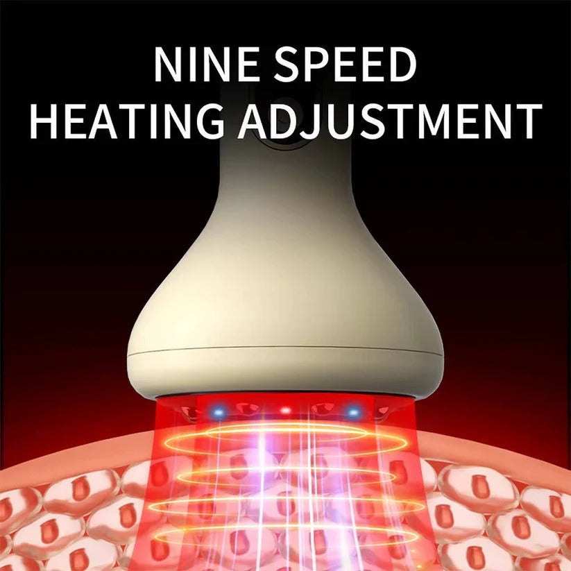Wärmendes Vakuum-Massagegerät mit LED-Anzeige für Entspannung