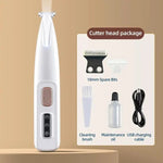 Kabelloser Tierpflege-Trimmer mit LED-Beleuchtung und Keramikklinge