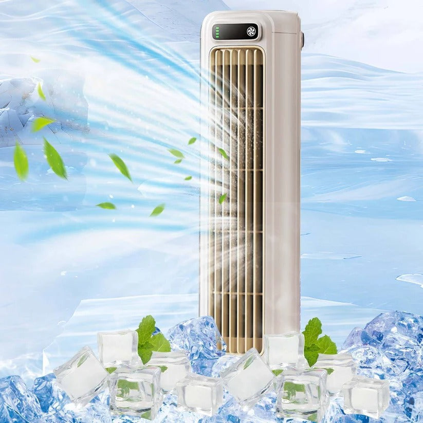 Mobiler Tischventilator mit 3 Geschwindigkeiten und 2000mAh Akku