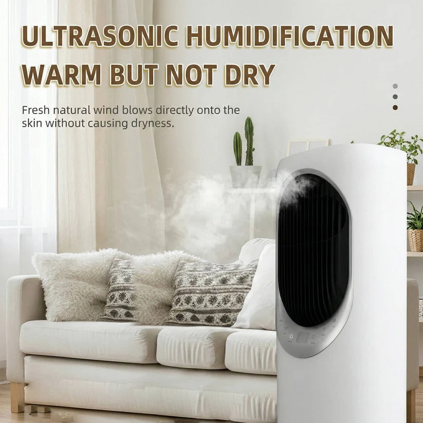 Multifunktionaler Klimaanlagenventilator mit Befeuchtung und Fernbedienung