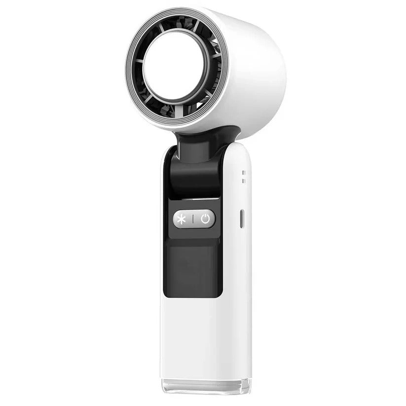 3-in-1 Tragbarer Ventilator mit Taschenlampe und LED-Anzeige