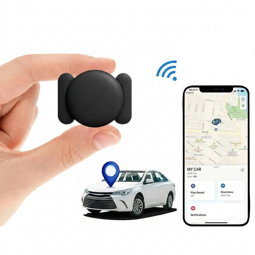 Intelligenter Fahrzeug-Tracker mit Magnetbefestigung und App-Steuerung