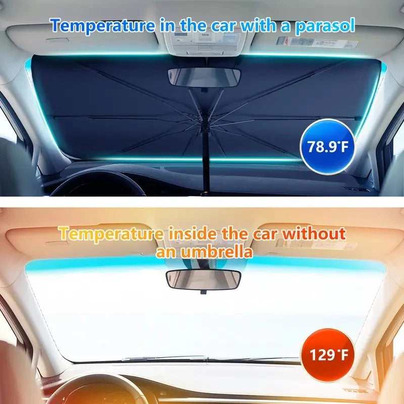 Faltbare Sonnenblende für Autos und Lkw mit Hitzeschutz