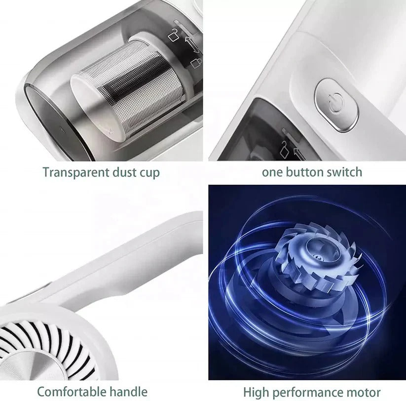 Kabelloser Matratzensauger mit UV-C-Licht und effektiver Reinigung