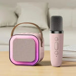 Tragbare Karaoke-Anlage mit Bluetooth und Dualmikrofonen