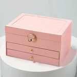 Elegante Schmuckaufbewahrungsbox mit Mehrschicht-Design