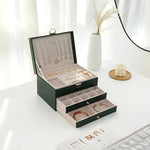 Elegante Schmuckaufbewahrungsbox mit Mehrschicht-Design