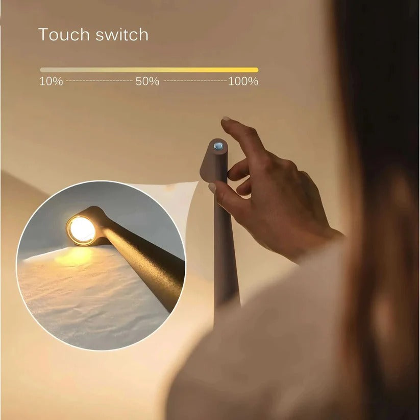 Tragbare USB-Lampe mit dimmbarem Licht und elegantem Design