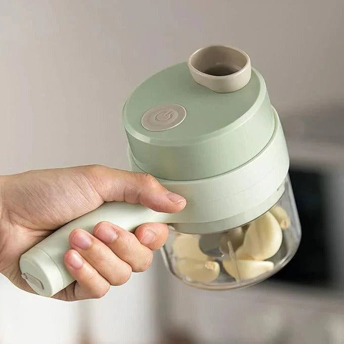 Automatischer Gemüseschneider mit Ein-Tasten-Bedienung