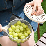 Praktisches Set aus Mischschüssel und Abtropfsieb für Küche