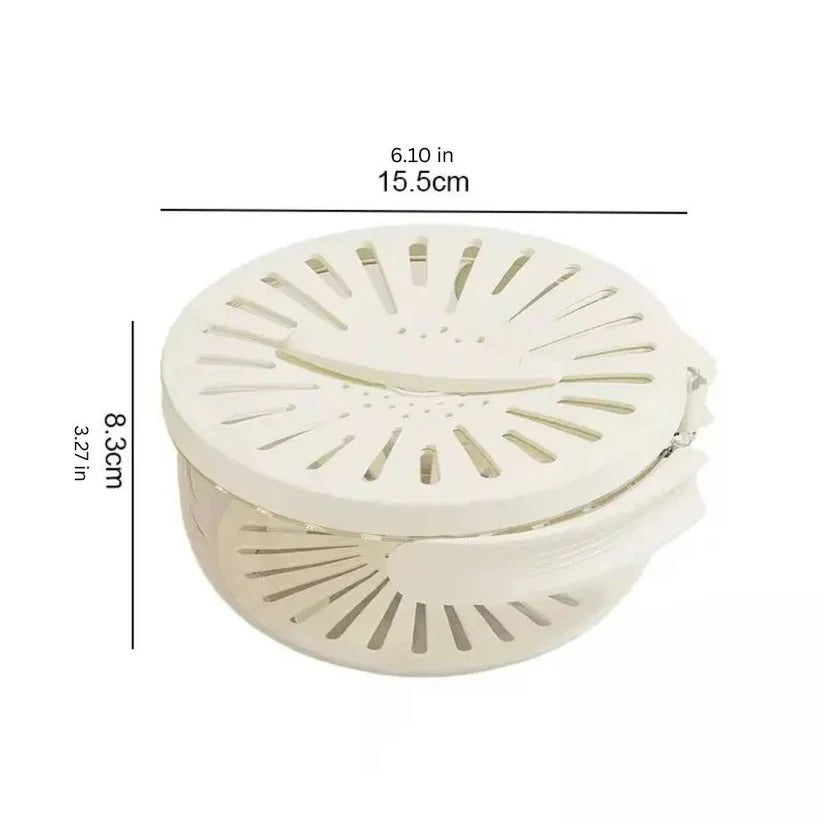 Praktisches Set aus Mischschüssel und Abtropfsieb für Küche