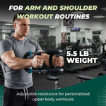 Verstellbarer Armtrainer mit Stahlfedern für effektives Oberkörpertraining