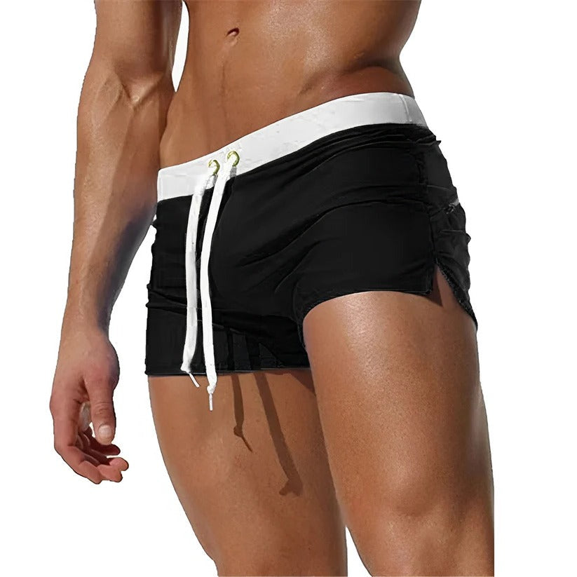 Herren Badehosen mit schnelltrocknendem Material und verstellbarem Bund