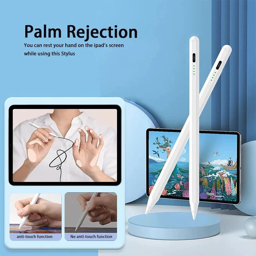 Präziser Stylus mit Magnetischem Halt für Tablets und Notizen