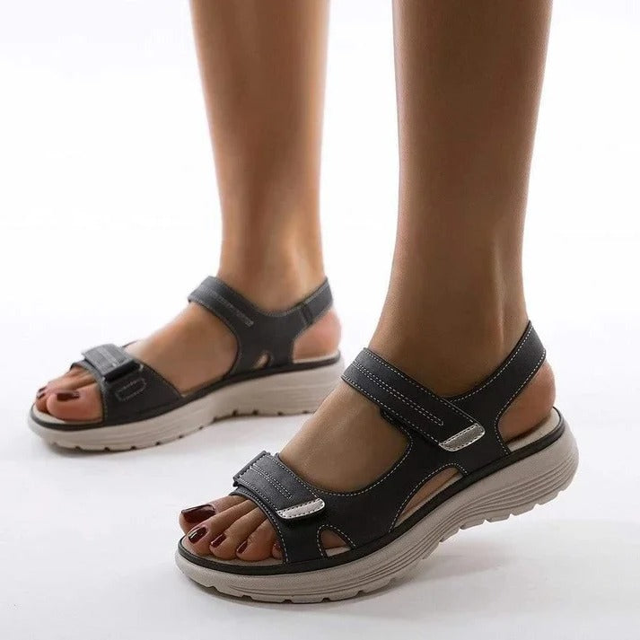 Verstellbare Sport-Sandalen für Damen mit Wedge-Dämpfung