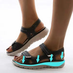 Verstellbare Sport-Sandalen für Damen mit Wedge-Dämpfung