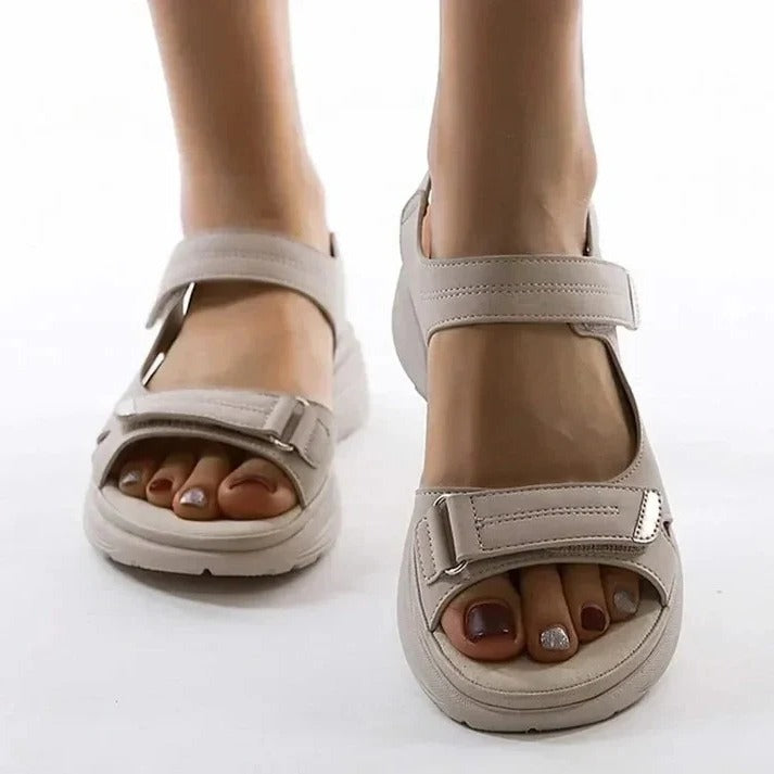Verstellbare Sport-Sandalen für Damen mit Wedge-Dämpfung
