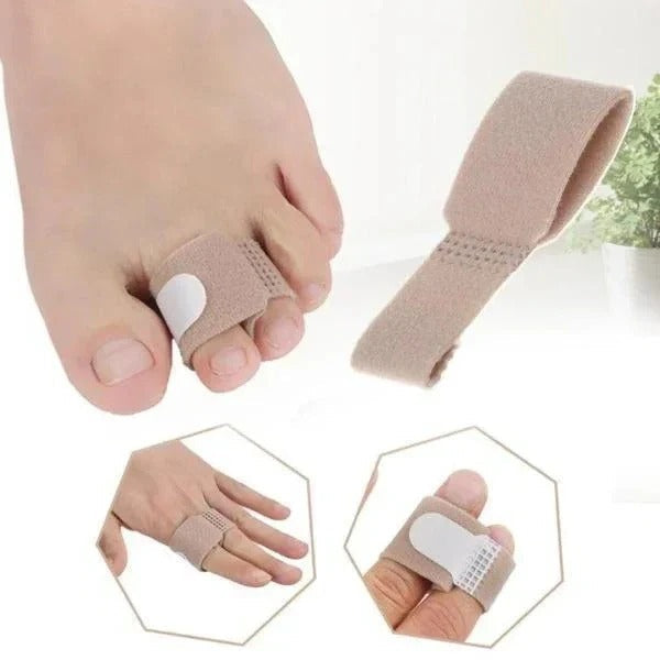 Ergonomische Zehen- und Fingerpolster mit Silikon-Schutzband