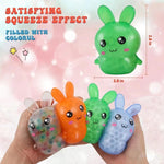 BunnyBreeze Stressball-Set für Ostern – 4 Stück für Schreibtisch und Geschenkkorb