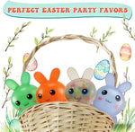 BunnyBreeze Stressball-Set für Ostern – 4 Stück für Schreibtisch und Geschenkkorb
