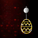 Bunte LED-Osterlichter für Fenster und Raumdekoration