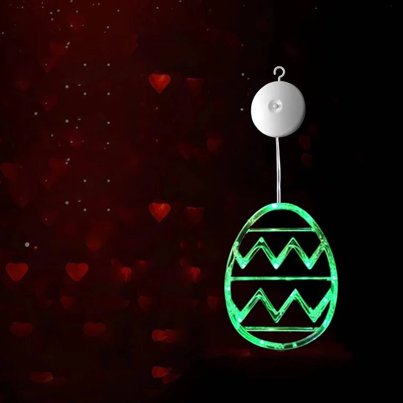 Bunte LED-Osterlichter für Fenster und Raumdekoration
