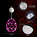 Bunte LED-Osterlichter für Fenster und Raumdekoration